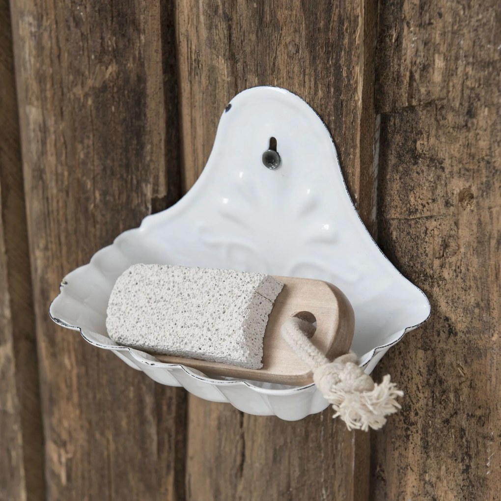 Ib Laursen Smaltovaná nástenná mydelnička