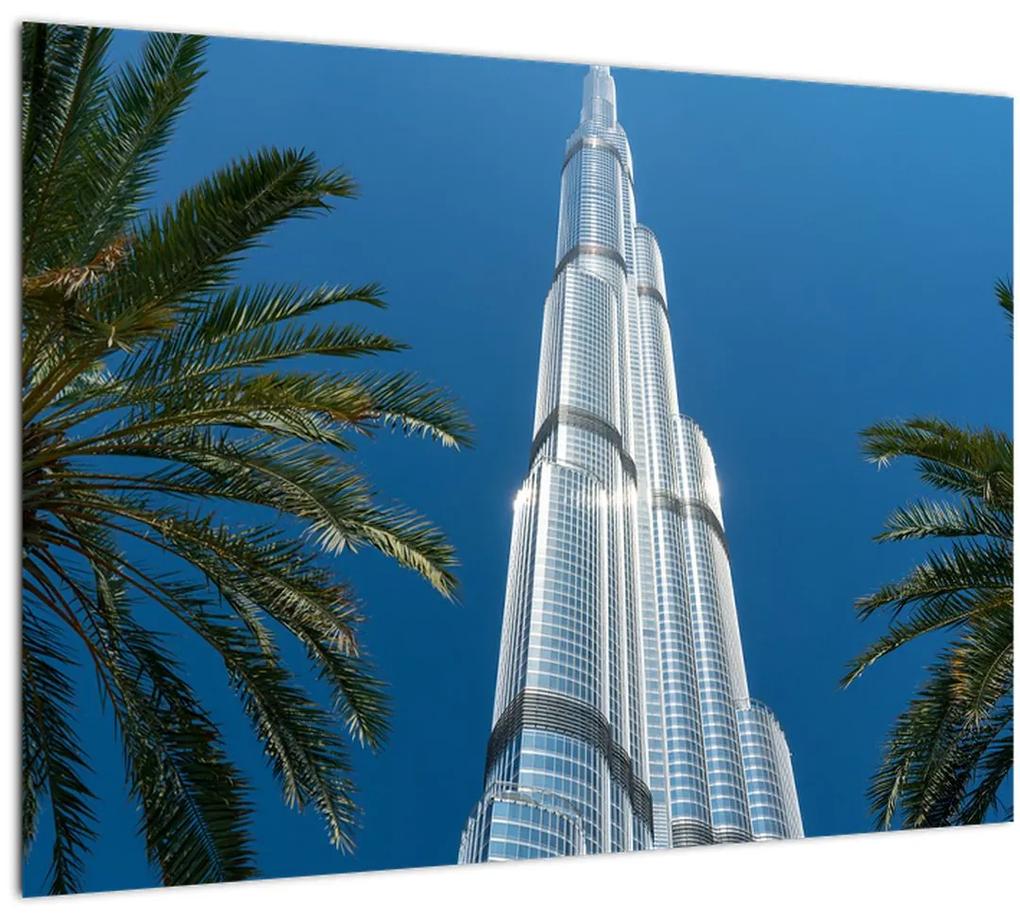 Sklenený obraz - Burj Khalifa (70x50 cm)