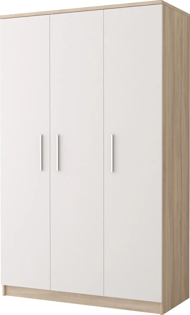Šatníková skriňa ORVILLE 2 - dub sonoma/biela