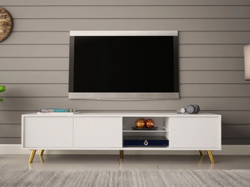 TV stolík 175 Asporiz 01, Farba: čierna