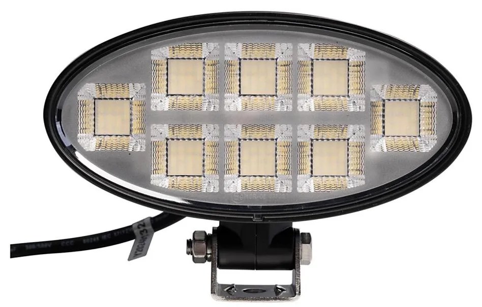 LED Bodové svietidlo pre automobil BLACK LED/160W/10-30V IP69 5700K oválny