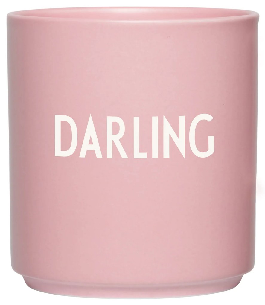 DESIGN LETTERS Porcelánový hrnček Darling Pink 300 ml