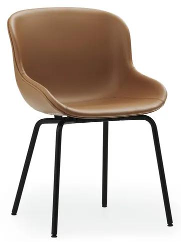 Stolička Hyg Chair Ultra Leather – hnedá/čierna oceľ