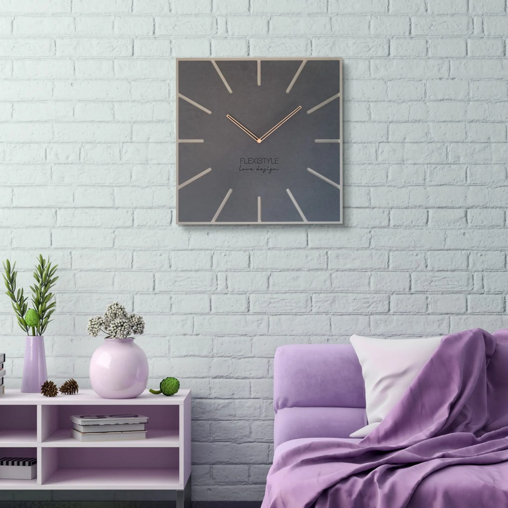 Dekorstudio Moderné drevené hodiny EKO Exact 1 50cm
