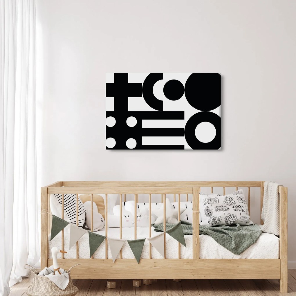 Obraz - Geometrická abstrakcia N⁰3 (90x60 cm)