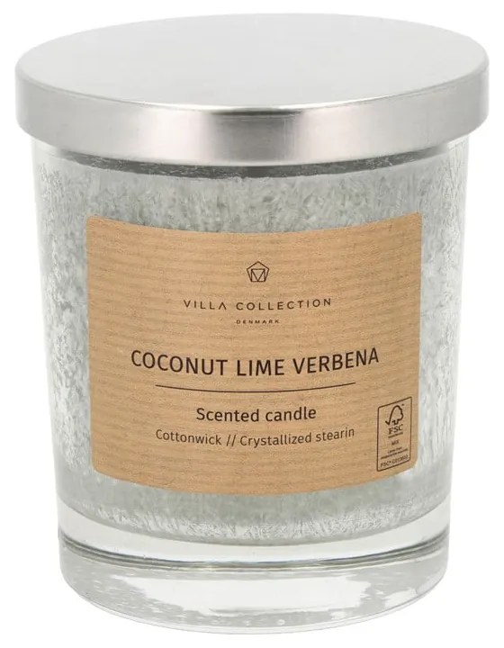 Vonná sviečka doba horenia 40 h Kras: Coconut, Lime &amp; Verbena – Villa Collection