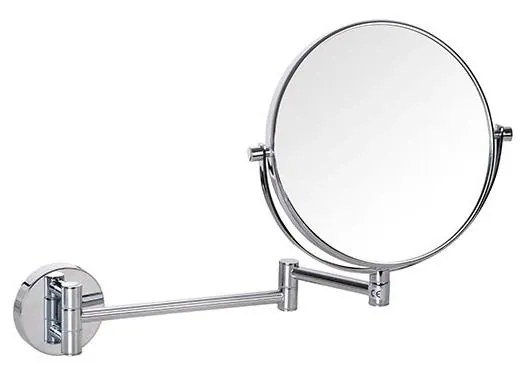 Kozmetické zrkadlo 23x28 cm strieborné