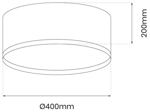 LED Stropné svietidlo RONDO LED/18W/230V zelená