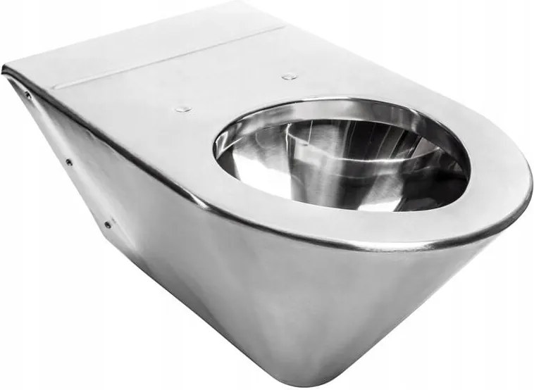 Závesná Wc misa pre zdravotne postihnutých, ušľachtilá oceľ, matná