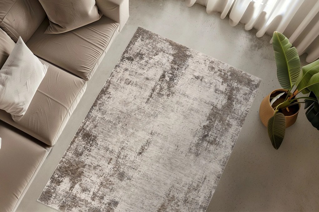 Kusový koberec Bella 237 Taupe, 80x150, šedá, chodba / predsieň, Obsession