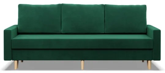 Trojmiestna rozkladacia sedačka BLANK Elegant fľaškovo zelená