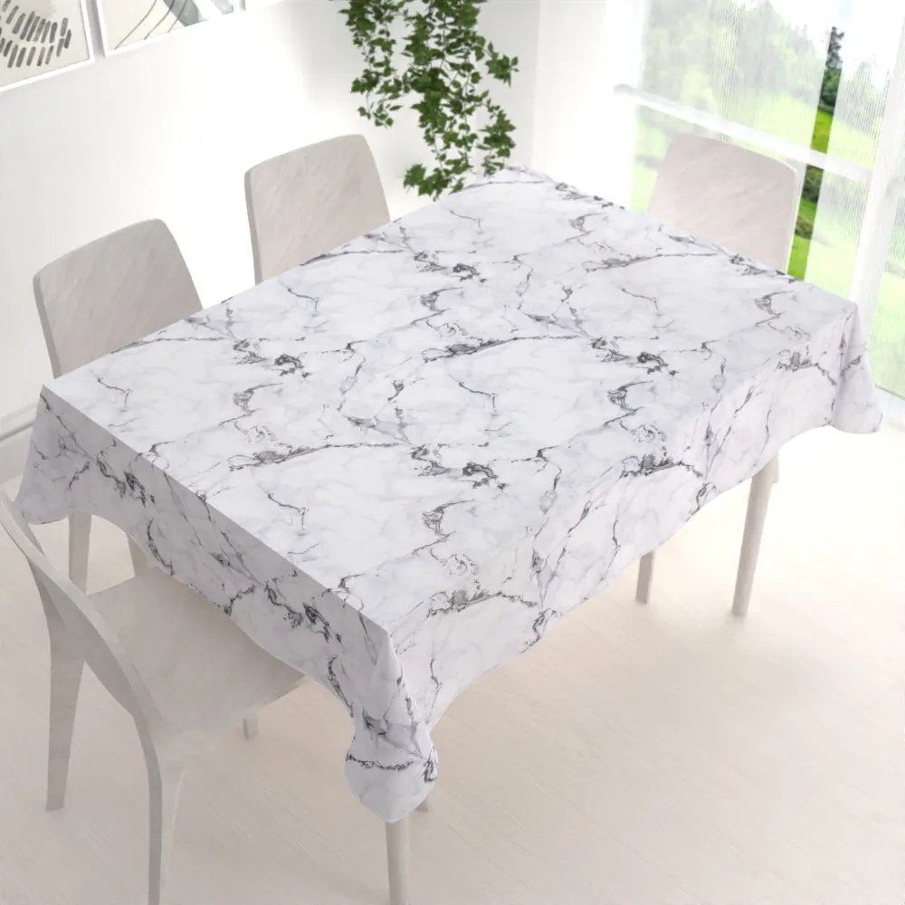 Biante Dekoračný obdĺžnikový obrus PM-064 Sivý mramor 60x100 cm