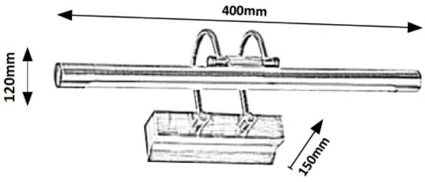 Rabalux 1496 - LED Obrazové svietidlo LUDOVIC LED/9W/230V 810 lm
