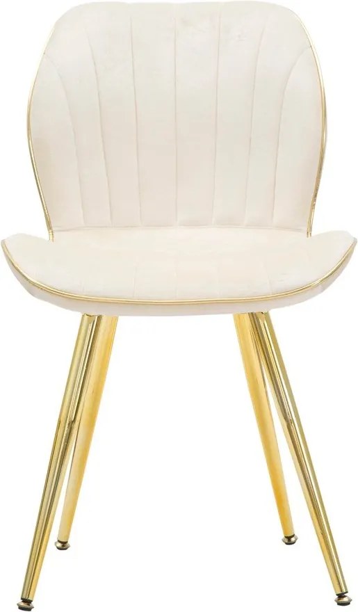 Krémovobiele jedálenské stoličky v súprave 2 ks Paris – Mauro Ferretti