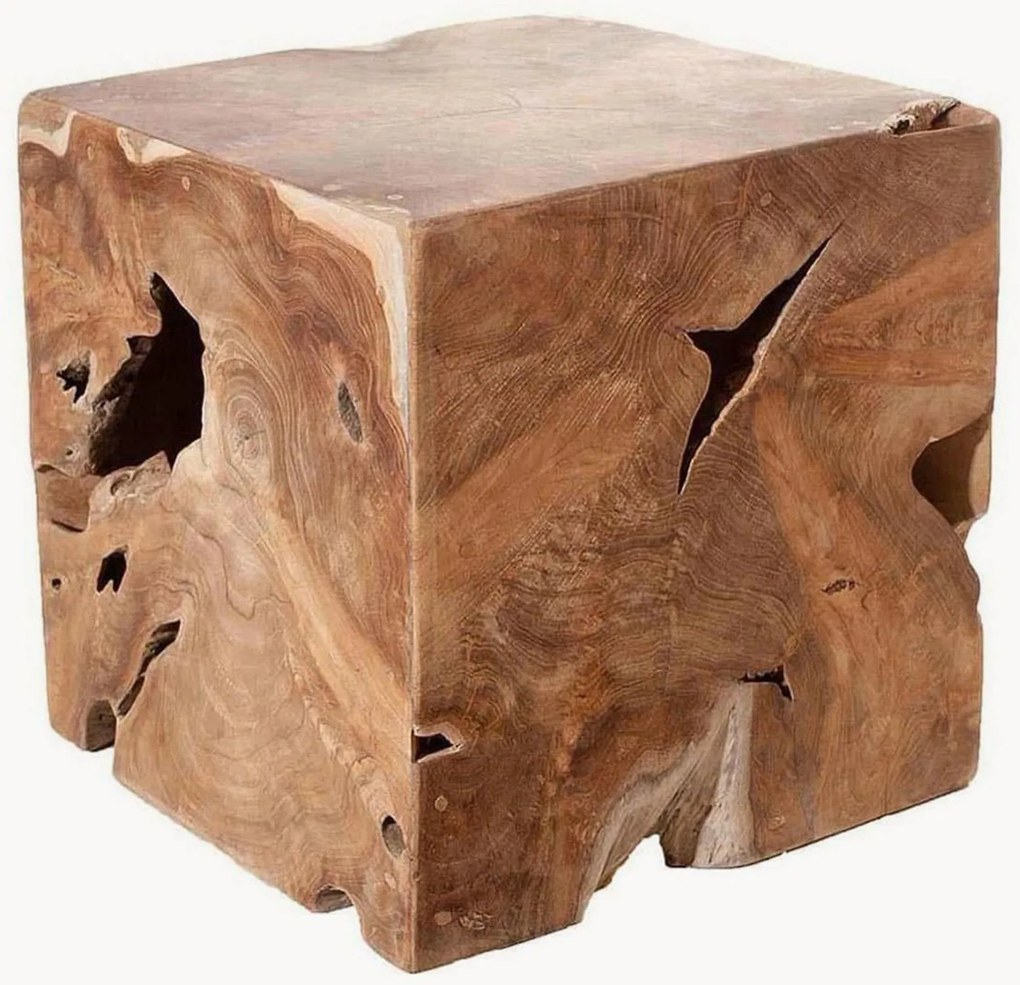 Stolček z tíkového dreva Wally