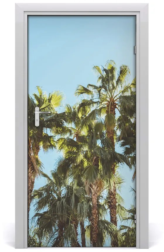 Fototapeta na dvere samolepiace príroda palmy 85x205 cm