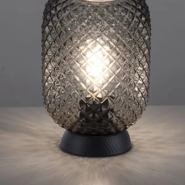 JUST LIGHT. 14906-18 - Stolná lampa REISHI 1xE27/40W/230V čierna