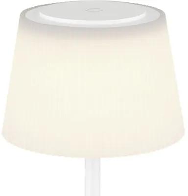 LED stolová lampa Globo 58434W GREGOIR IP44 4W 200lm 3000-4000-5000K biela
