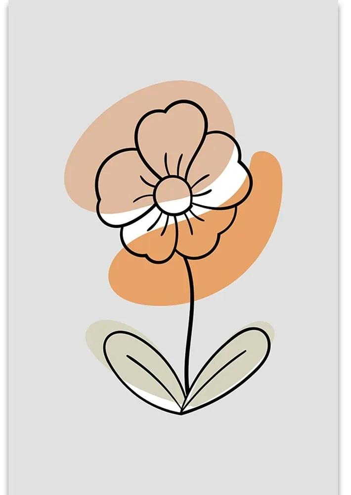 Obraz minimalistický kvet No4 - 40x60