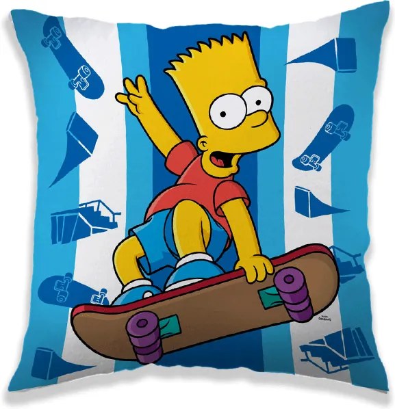 Vankúš Simpsonovci - Bart Simpson 01 40x40 cm 100% Polyester JERRY FABRICS