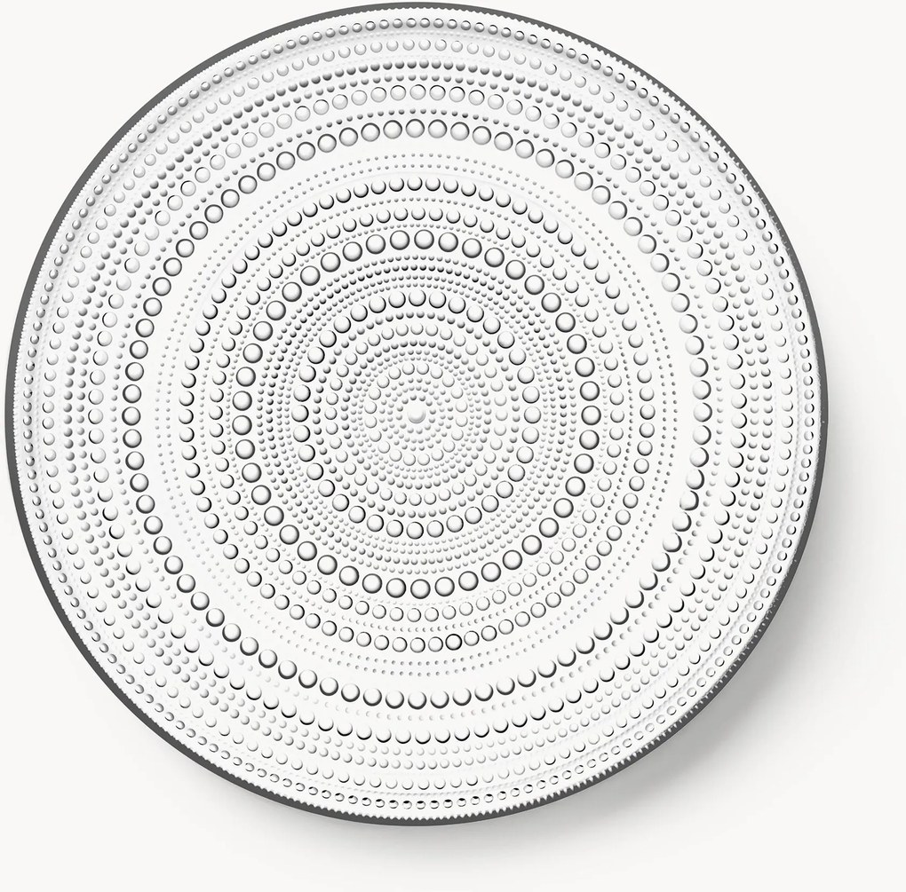 Sklenený servírovací tanier Kastehelmi