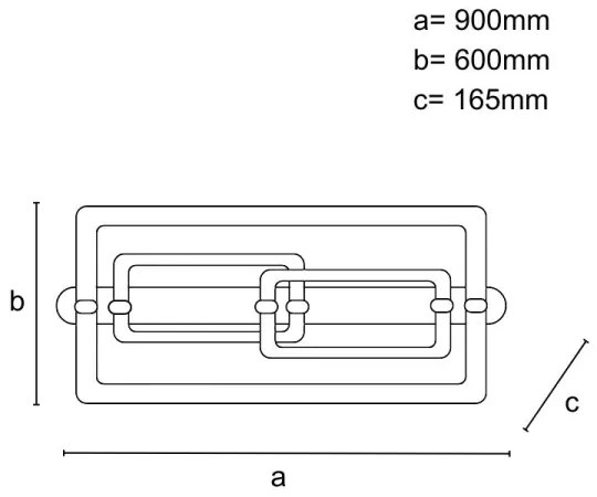 LED Stmievateľné stropné svietidlo LED/280W/230V 3000-6500K + diaľkové ovládanie