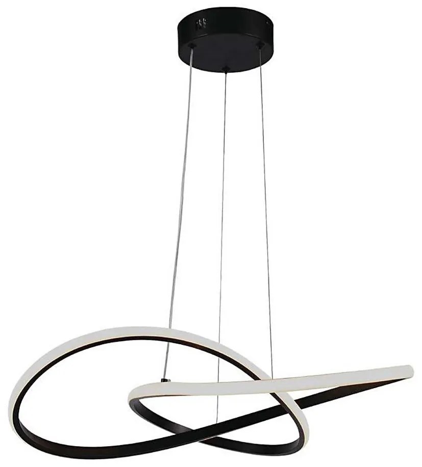 V-Tac LED Luster na lanku LED/20W/230V 3000K čierna 8012