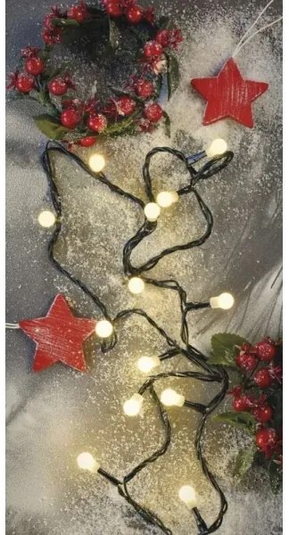 LED Vianočná vonkajšia reťaz 80xLED/13m IP44 teplá biela