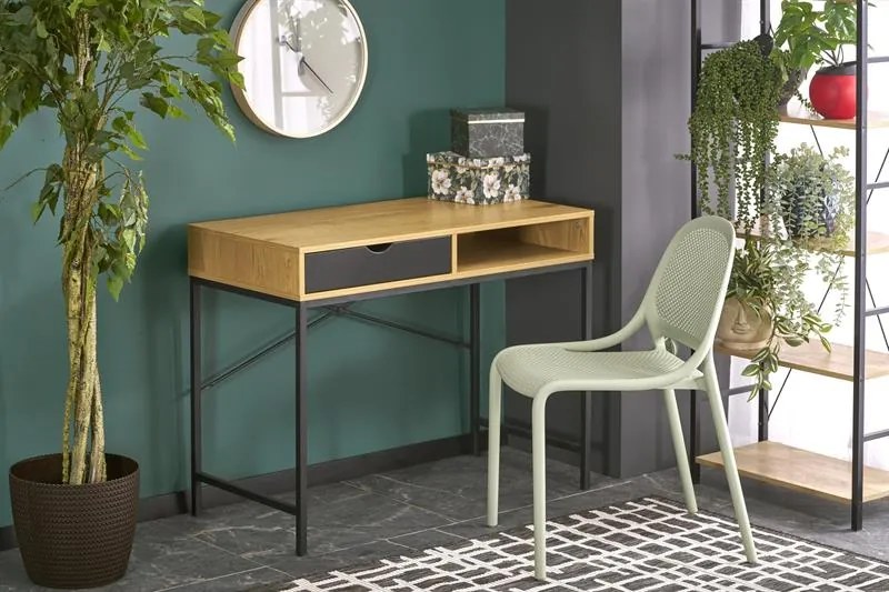 PC stolík Bloom (čierna + natural). Vlastná spoľahlivá doprava až k Vám domov. 1092595