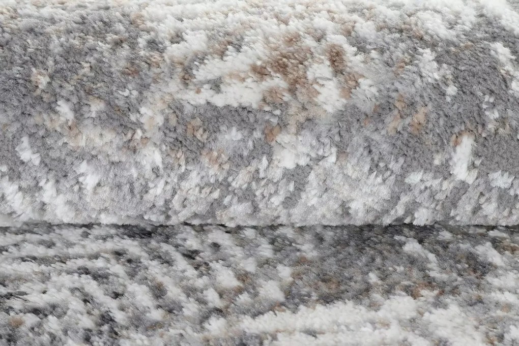 TA Koberec D166A L.GRAY VIZON VALLEY ROUND Rozmer: 200x200 cm