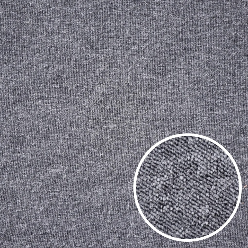 Metrážny koberec Vienna 78, na mieru, šíře 4m, šedá, ab (mriežka), chodba / predsieň, Betap