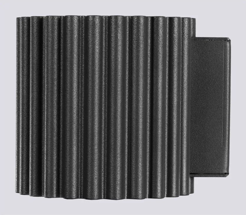 Čierne nástenné svietidlo ø 10 cm Zora – Sollux