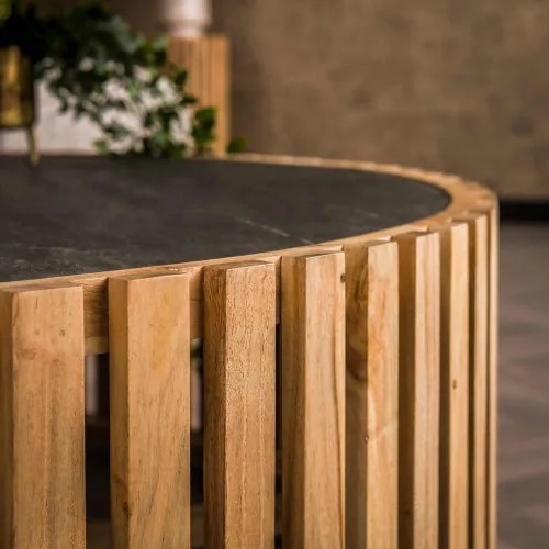 Konferenčný stôl 27-87 Slate Ø120cm - Komfort-nábytok