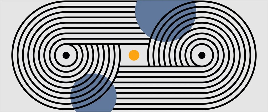 Obraz - Minimalistická abstrakcia N⁰3 (120x50 cm)