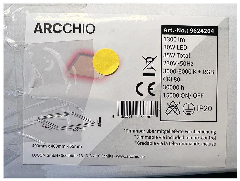 Arcchio Arcchio - LED RGBW Stmievateľné stropné svietidlo BRENDA LED/30W/230V + DO LW1252