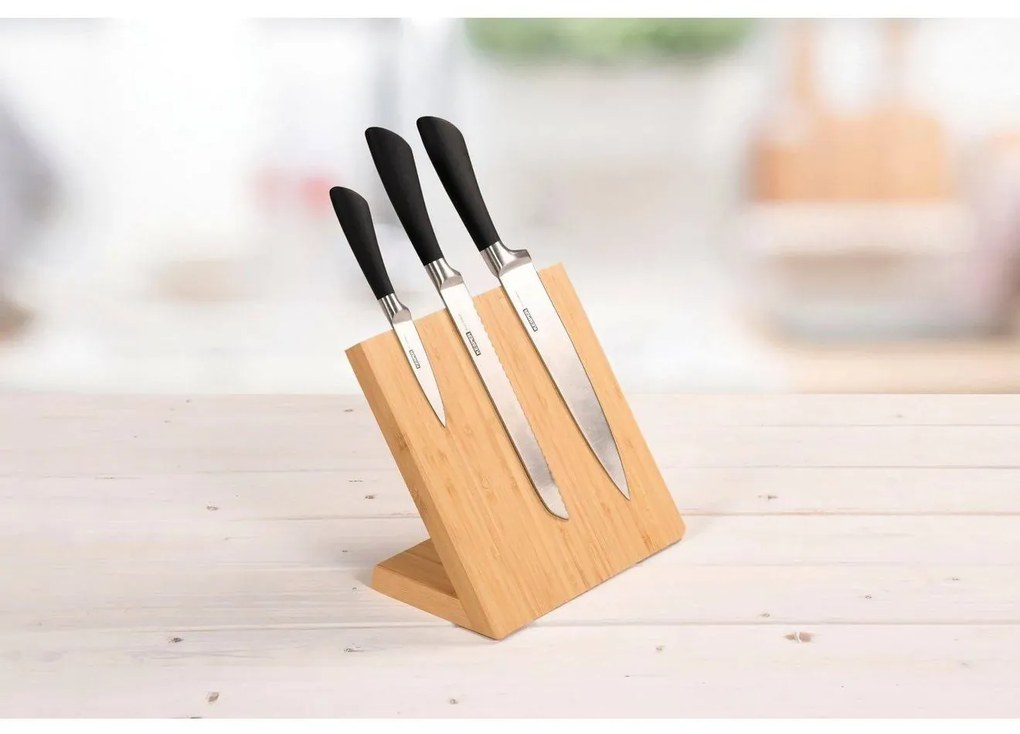 Kesper Bambusový magnetický stojan na nože BAMBOO