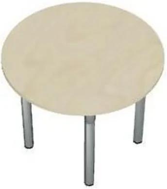 Kruhový konferenčný stôl Set 110 x 75 cm, dezén javor jersey