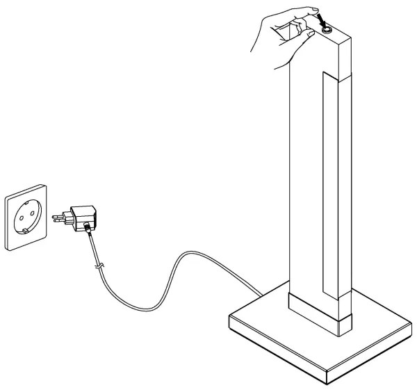 Eglo 99295 - LED Stmievateľná stolná lampa CAMACHO LED/6,5W/230V