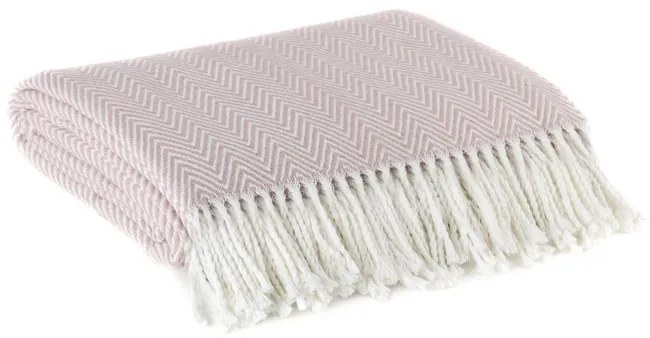 Deka PLED 6 ružová / krémová