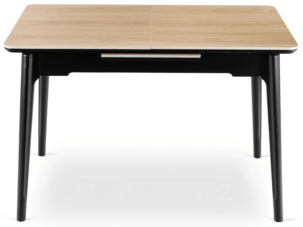 PROXIMA.store - Rozkladací jedálenský stôl Samer 120 cm FARBA: dub, FARBA NÔH: čierna