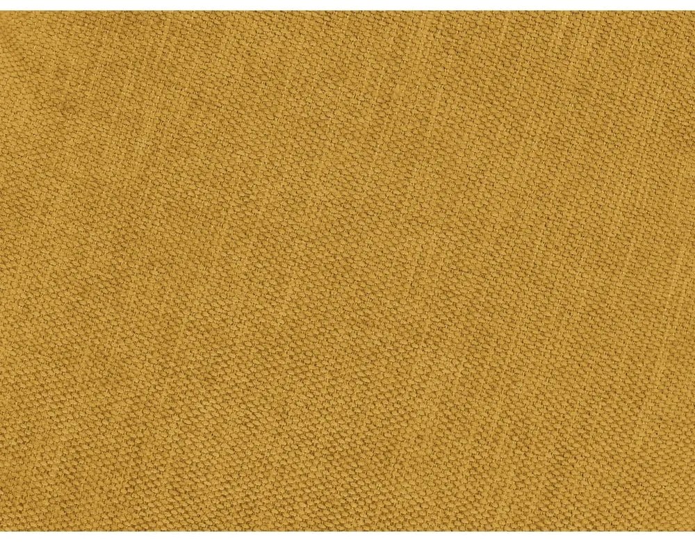 Rozkladacia/s úložným priestorom rohová pohovka v horčicovej farbe (ľavý roh/do L) Fuji – Bobochic Paris