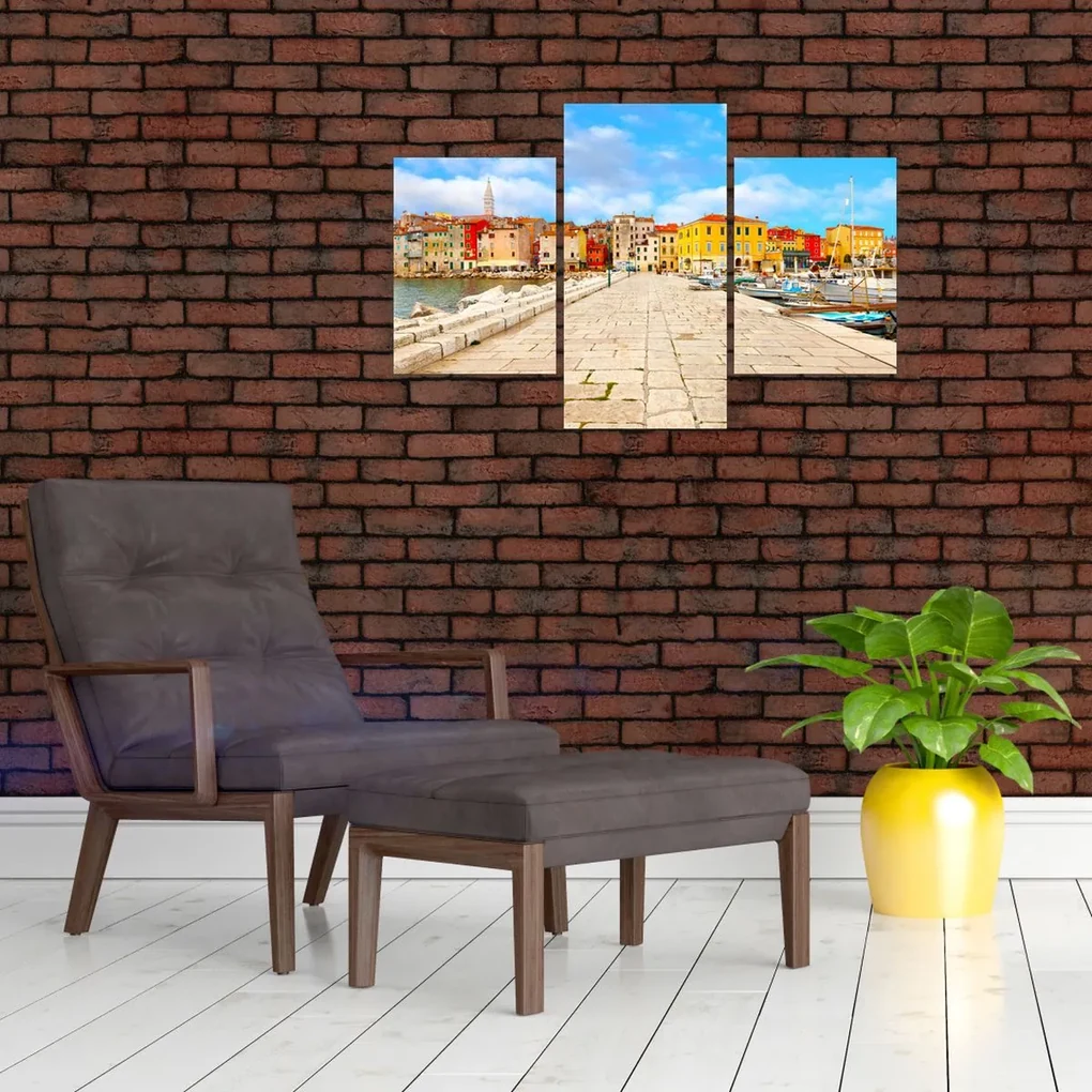 Obraz - Staré istrijské mesto v Poreči, Chorvátsko (90x60 cm)