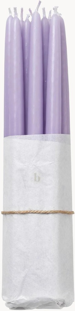 Kužeľovité sviečky Smooth, 10 ks