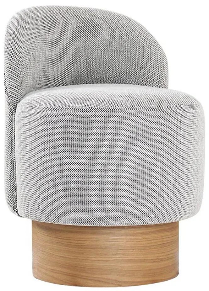 Detské kreslo RIKI 40x47 cm sivé