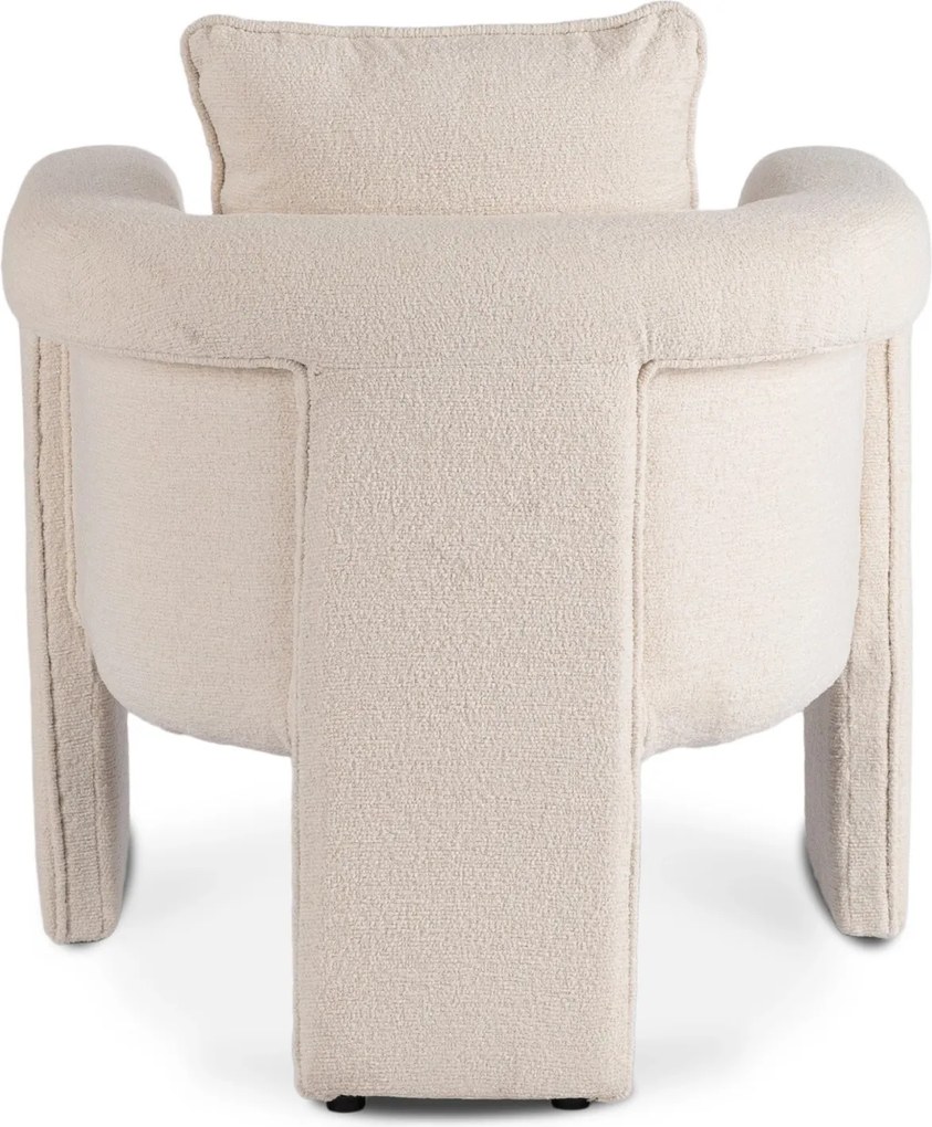 Designové křeslo Gala krémové