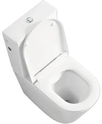 WC kombi Jungborn Floriel bez splachovacieho kruhu biele