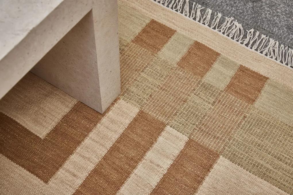 Diamond Carpets koberce Ručne viazaný kusový koberec Leonidas DESP P124 Beige Mix - 160x230 cm