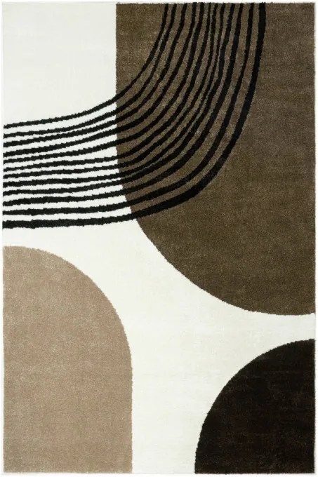 Koberec CLARA 02923A krémový / hnedý