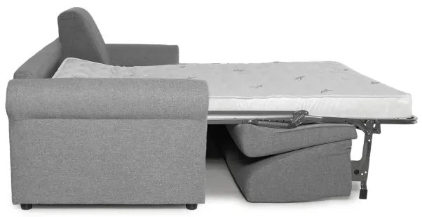 Rohová sedacia súpravana každodenné spanie SAVONA s rozkladom, tm. červená (penelope 12), 140