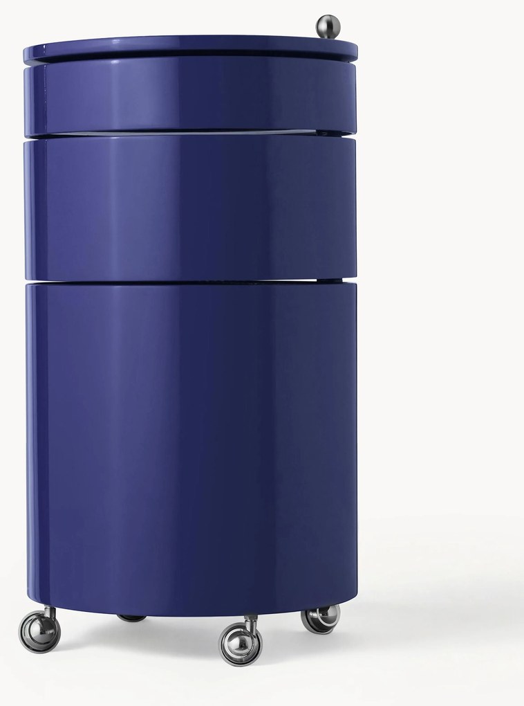 Okrúhly prenosný kontajner Barboy, dizajn Verner Panton